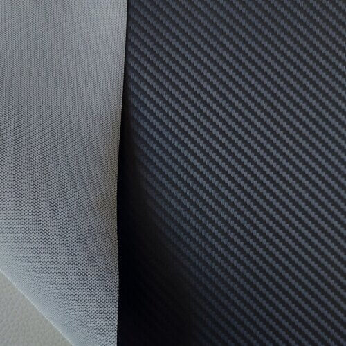 Automotive artificial leather "Carbon" design - Black, 0,9mm - Image 4