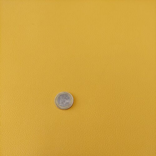 Artificial leather for "Yacht" - Yellow, 1,0mm - Image 2
