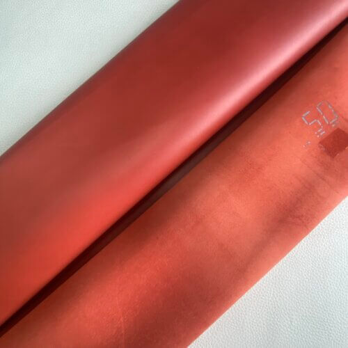 Haberdashery/clothing leather - intense brown, soft, 1,0 -1,1mm - Image 4
