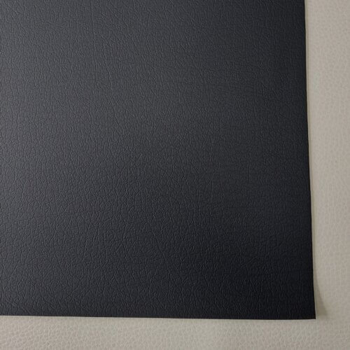 Automotive artificial leather "Volswagen" - Black with texture, 1mm - Image 4
