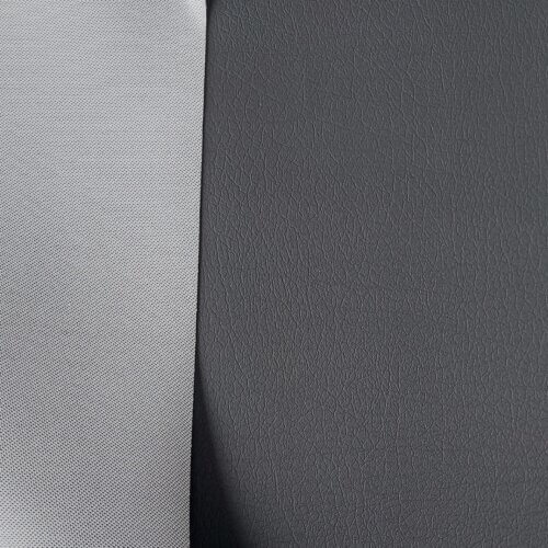 Automotive artificial leather "Volswagen" - Black with texture, 1mm - Image 3
