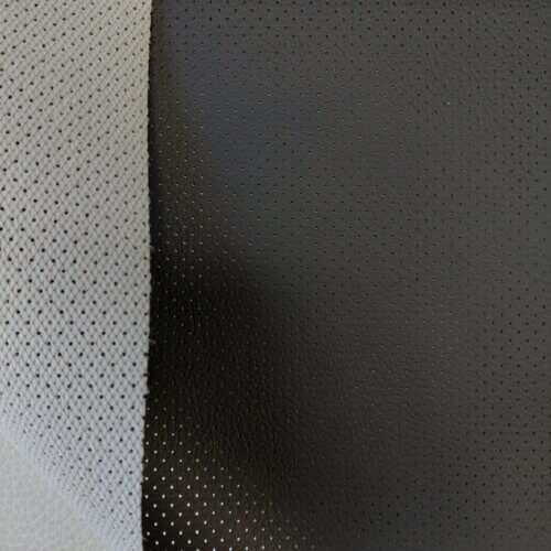 Perforated automotive artificial leather MK3 – Black, 1,2mm - Image 3