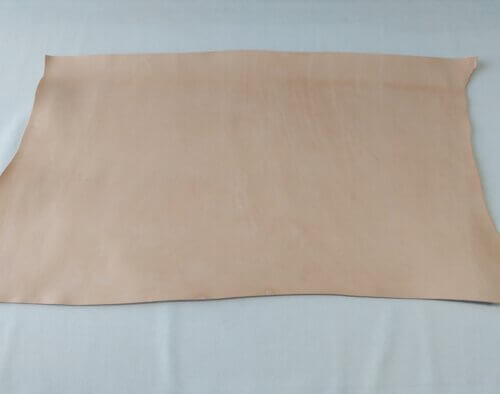Vegetable tanned leather - not colored, soft, 2,7mm - Image 4