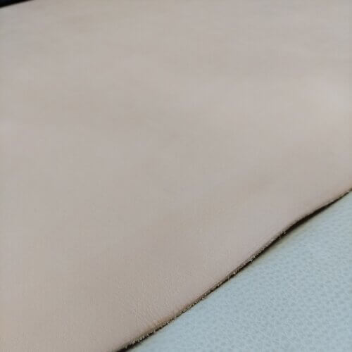 Vegetable tanned leather - not colored, soft, 1,5mm - Image 3