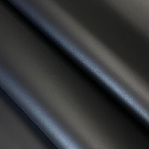 Galanterinė oda - juoda, lygi, vidutinio kietumo, 1,6mm - Image 3