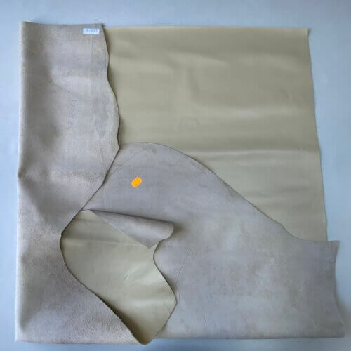 Haberdashery/shoes leather - beige color, cream, soft, high quality, 1,1mm - Image 2