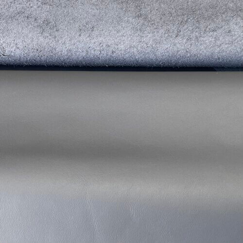 Haberdashery/shoes leather - light grey, plain surface, soft, 1,2mm - Image 3