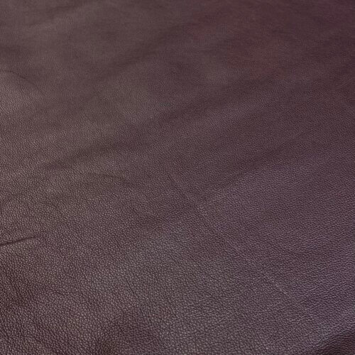 Haberdashery/shoes leather - bordeaux, soft, small textured,1,6mm - Image 4