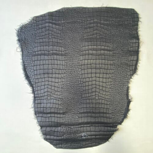 Haberdashery leather – decorated, crocodile imitation, perforated, soft, 40dm2, 0,4-0,5mm - Image 2