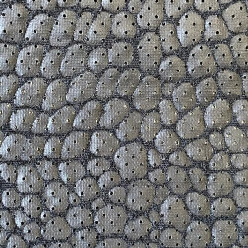 Haberdashery leather – decorated, crocodile imitation, perforated, soft, 40dm2, 0,4-0,5mm - Image 4