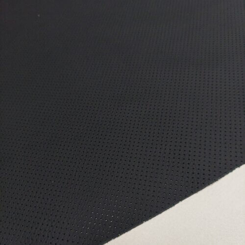 Automotive perforated leather "BMW"- black with texture (Beluga), perforated MK3, 1,2-1,4mm - Image 3