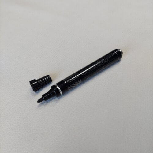 Permanentinis markeris - juodas, Japonija, Pentel Pen N50 - Image 2