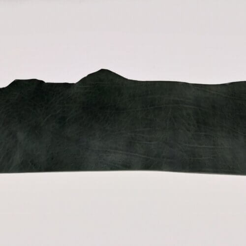 Diržinė augalinio rauginimo oda - Tamsiai žalia, vidutinio kietumo, 3,6-3,8mm, 123x29cm - Image 4