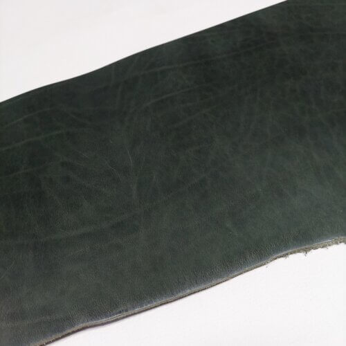 Diržinė augalinio rauginimo oda - Tamsiai žalia, vidutinio kietumo, 3,6-3,8mm, 123x29cm - Image 3