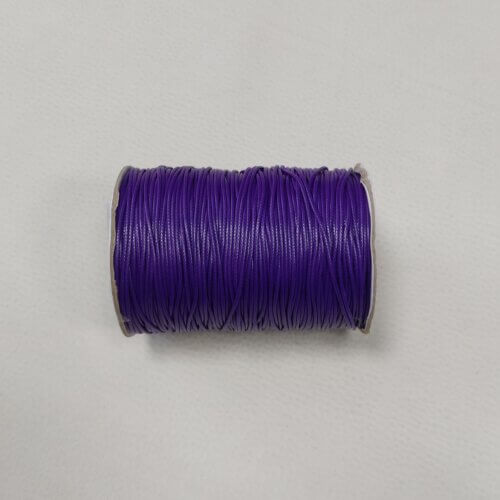 Vaškiniai siūlai/virvelė - Violetinė, 1mm, 182m - Image 2