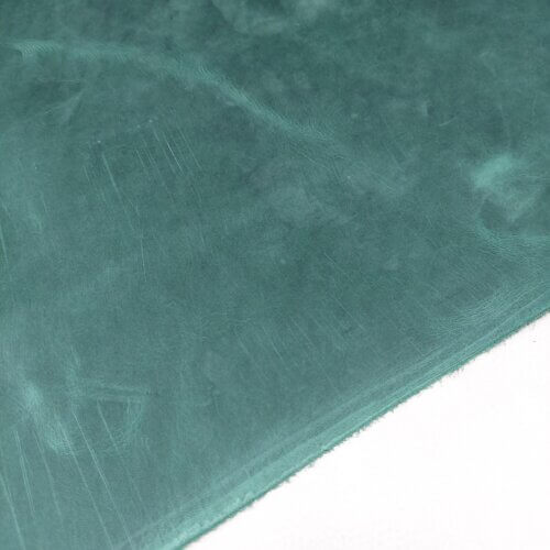 Haberdashery leather – „Crazy Horse”, intense green, medium rigid, 1,8mm - Image 3