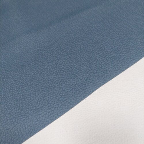 Haberdashery/upholstery leather – blue, textured, soft, 1,6mm - Image 3