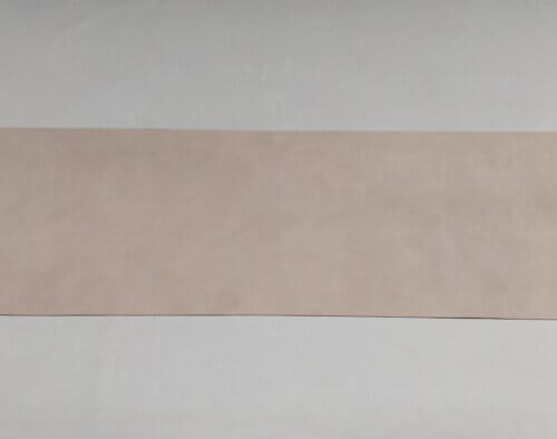 Vegetable tanned leather for belt – Nude color, soft, "Nubuck", 4,2-4,4mm - Image 4