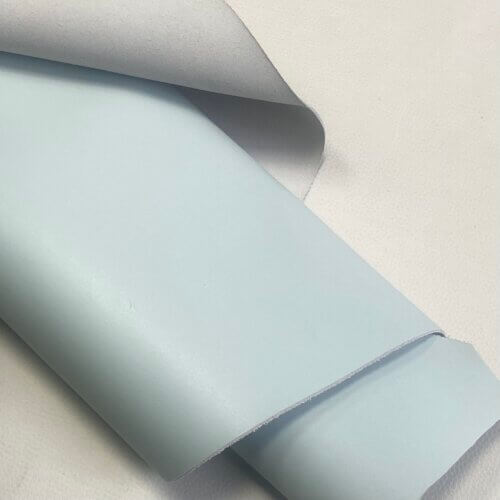 Haberdashery/shoes leather - light blue, soft, plain, 1,4mm - Image 4