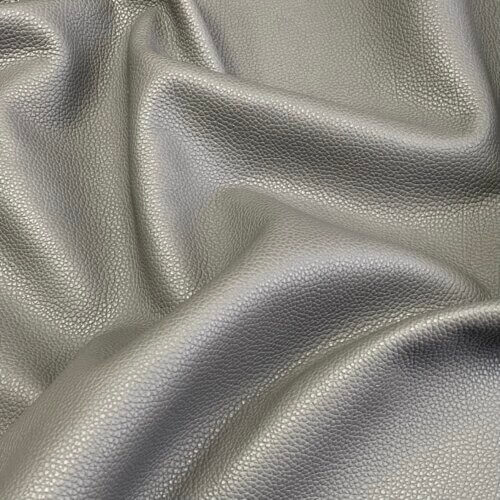 Haberdashery/shoes leather - dark grey, soft, small textured, 1,5mm - Image 4