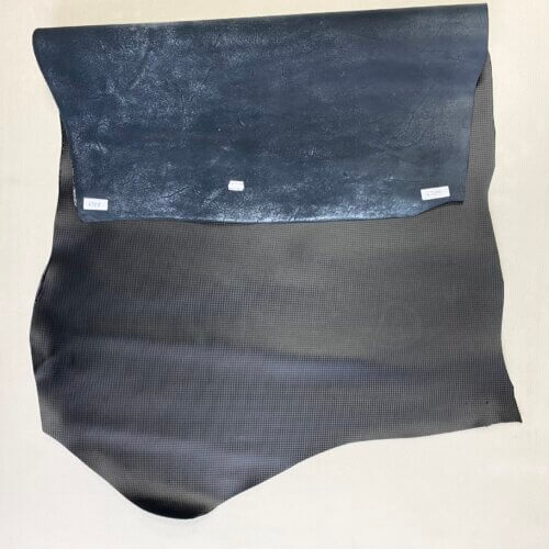 Automotive leather - natural, "Carbon" imitation, 1,5-1,6mm, 110x70cm - Image 2