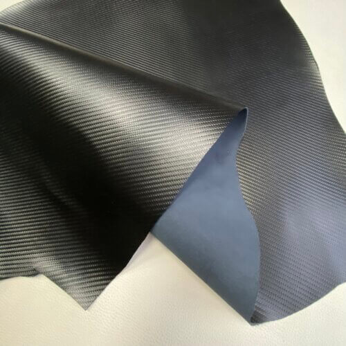 Automotive leather – natural, “Carbon X” imitation, 1,4mm, 97x63cm - Image 3