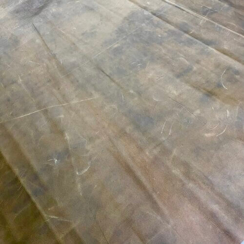 Haberdashery leather - dark green, "aged", soft, matted, 1,4mm - Image 3