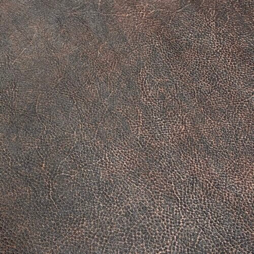 Haberdashery leather - brown, "aged" effect, soft, 2,4mm - Image 2
