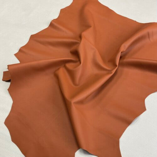 Haberdashery/shoes leather - intense brown, soft, 0,8mm - Image 4