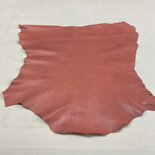Haberdashery/clothes leather -light brown, soft, natural surface, 0,8mm, 27/28dm2 - Image 2