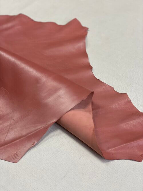 Haberdashery/clothes leather -light brown, soft, natural surface, 0,8mm, 27/28dm2 - Image 3