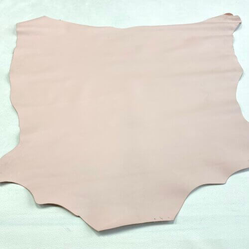 Haberdashery/clothes leather -light pink, soft, not shiny, 0,8mm - Image 3