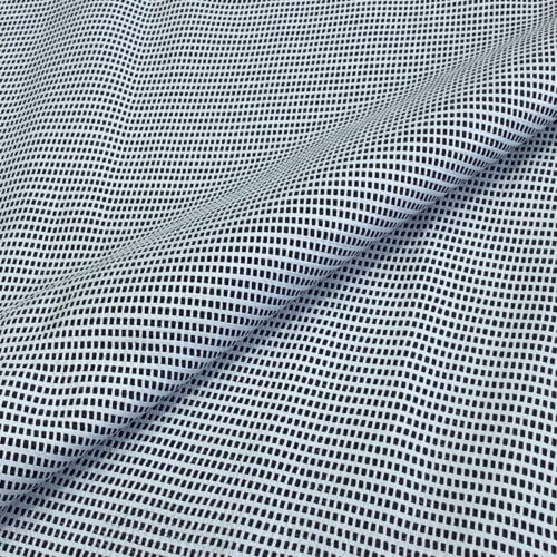 Haberdashery leather with lining - blue, beige, soft, perforated, 1,3-1,4mm - Image 3