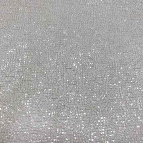 Galanterinė/drabužinė oda - šviesi perlamutrinė, blizgi, faktūrinė, minkšta, 1mm - Image 2