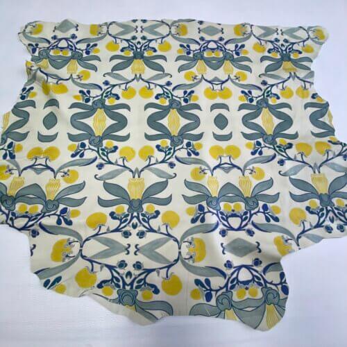 Haberdashery/clothes leather - decorated, soft, 0,7mm, 70x60cm - Image 2