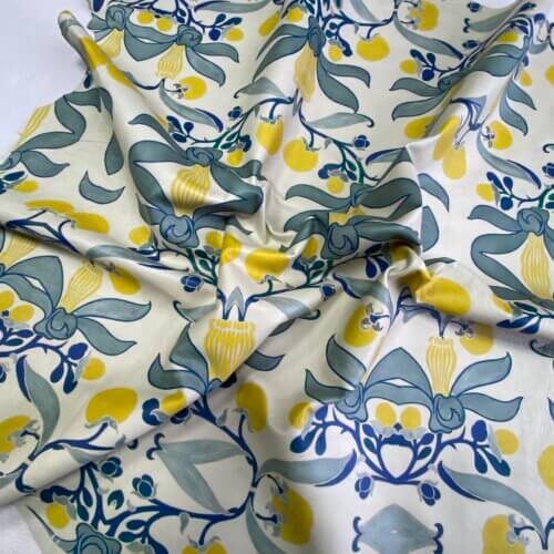 Haberdashery/clothes leather - decorated, soft, 0,7mm, 70x60cm - Image 3