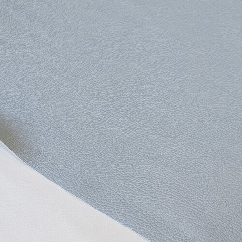 Haberdashery leather - light blue, big texture, soft, 1,6mm - Image 4