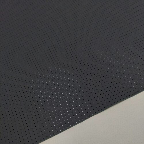 Automotive Mercedes AMG leather - black, matted, perforation C5, 1,3mm, 115x75cm - Image 3