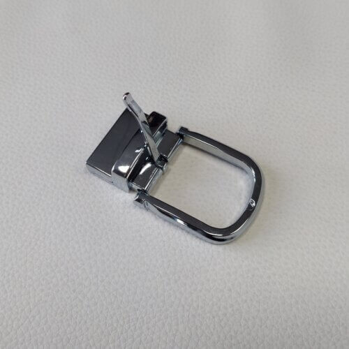 Belt buckle - Italy, 35mm, nickel color, clamp - Image 4