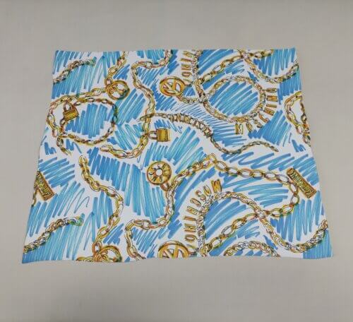 Haberdashery leather – decorated, soft, 1,6mm, 70x60cm - Image 3