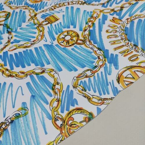 Haberdashery leather – decorated, soft, 1,6mm, 70x60cm - Image 4