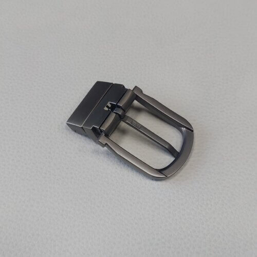 Belt buckle - Italy, 35mm, nickel color (Satin gun), clamp - Image 2