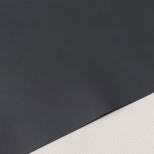 Automotive leather – Dark gray, medium soft, “Nappa”, plain, 1,4mm, 120x95cm - Image 3