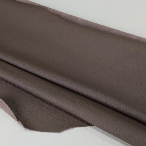 Haberdashery/upholstery leather – Brown, textured, soft, 1,6mm - Image 2