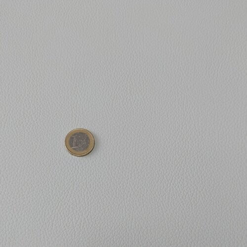 Automotive artificial leather "BMW" - Light gray/beige color wit texture, 1,2mm - Image 2