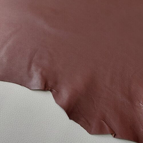 Haberdashery/clothing leather – Brown, soft, thin, 0,6-0,8mm - Image 3