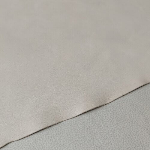 Galanterinė/avalyninė oda - Šviesiai gelsva, minkšta, lygi, 1,2mm, 145x100cm - Image 4