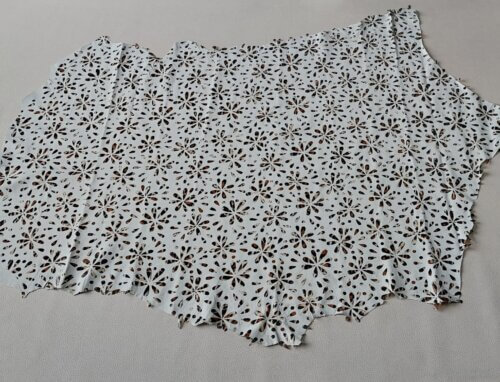 Haberdashery/Clothing leather - Decorated, soft, 0,6-0,7mm, 100x75cm - Image 4