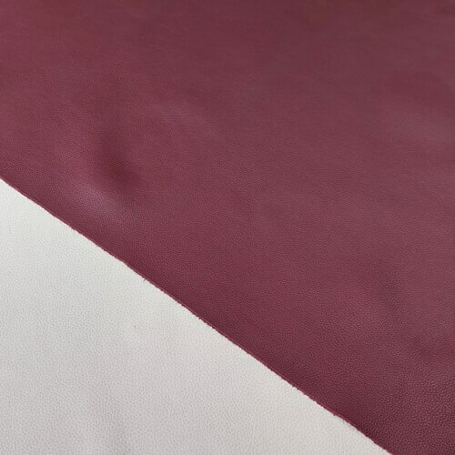 Haberdashery/upholstery leather "Rinaldi" – Burgundy, small texture, soft, 1,6-1,8mm, 198dm2 - Image 3