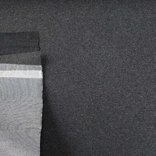 Material for car seat with foam – dark gray with small texture - Image 4